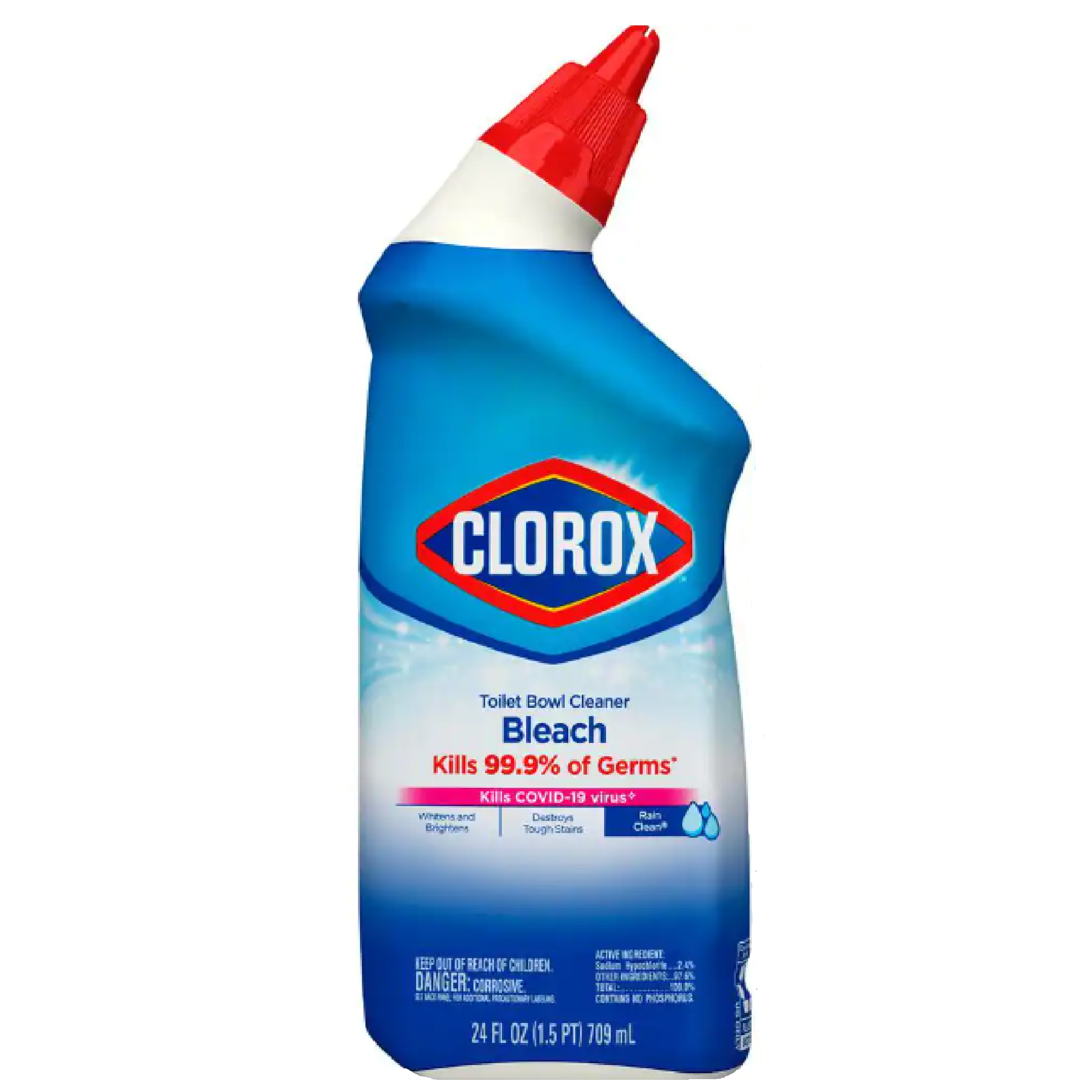 Clorox Toilet Bowl Cleaner Manual Rain Clean 709ML C-HH415
